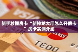 新手秒懂房卡“新神龙大厅怎么开房卡”房卡实测介绍