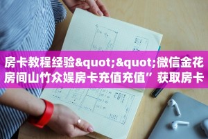 房卡教程经验""微信金花房间山竹众娱房卡充值充值”获取房卡怎么
