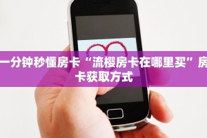 一分钟秒懂房卡“流樱房卡在哪里买”房卡获取方式