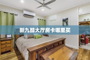 新九酷大厅房卡哪里买