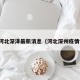 疫情河北深泽最新消息（河北深州疫情情况）