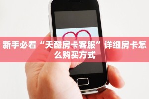 新手必看“天酷房卡客服”详细房卡怎么购买方式