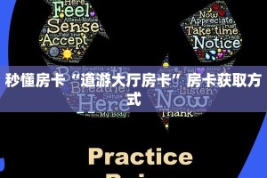 秒懂房卡“道游大厅房卡”房卡获取方式