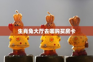 生肖兔大厅去哪购买房卡