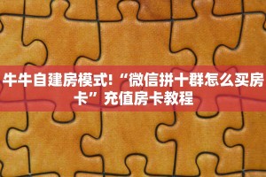 秒懂普及""无双大厅正版微信金花房卡游戏代理”详细房卡教程