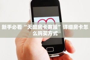 新手必看“天酷房卡客服”详细房卡怎么购买方式