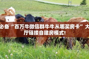 必备“百万牛微信群牛牛从哪买房卡”大厅链接自建房模式!