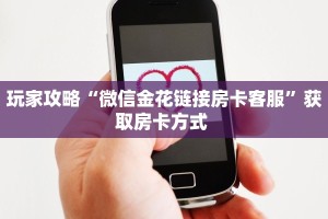 玩家攻略“微信金花链接房卡客服”获取房卡方式 