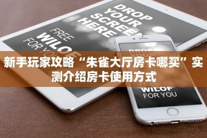 新手玩家攻略“朱雀大厅房卡哪买”实测介绍房卡使用方式