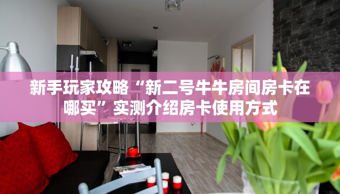 新手玩家攻略“新二号牛牛房间房卡在哪买”实测介绍房卡使用方式