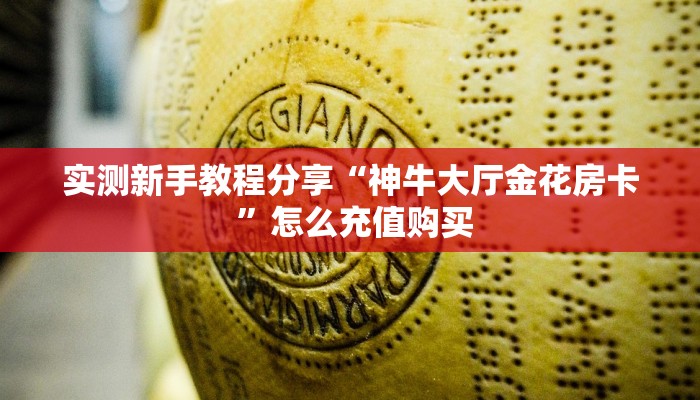 实测新手教程分享“神牛大厅金花房卡 ”怎么充值购买