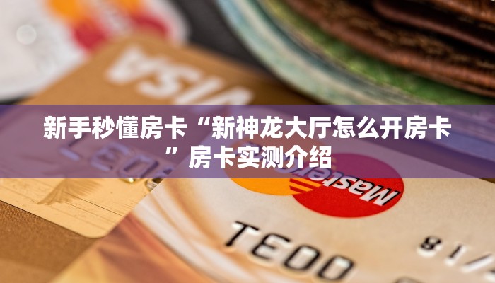 新手秒懂房卡“新神龙大厅怎么开房卡”房卡实测介绍