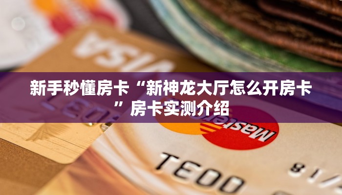 新手秒懂房卡“新神龙大厅怎么开房卡”房卡实测介绍