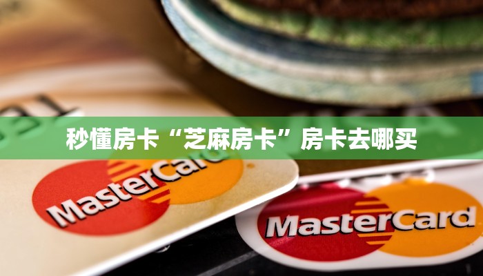 秒懂房卡“芝麻房卡”房卡去哪买