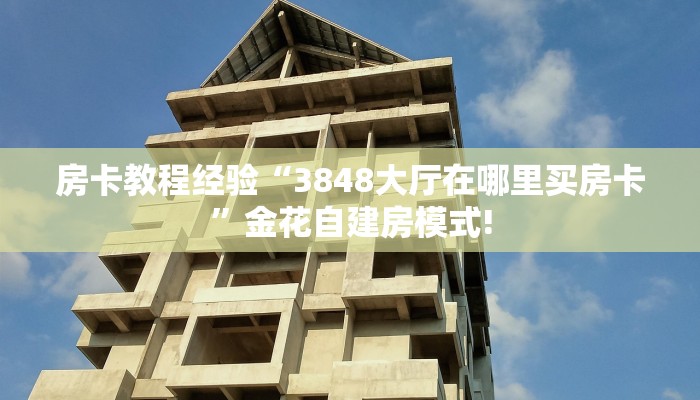 房卡教程经验“3848大厅在哪里买房卡”金花自建房模式!