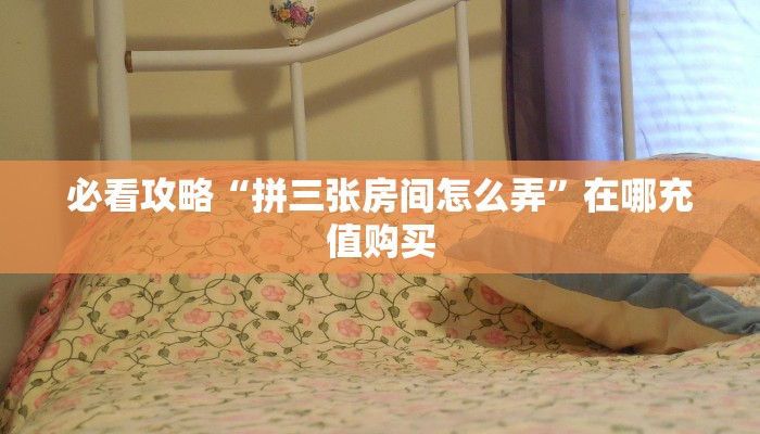 必看攻略“拼三张房间怎么弄”在哪充值购买
